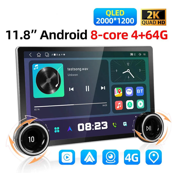 Android 13 Ford Car Stereo Installed in Ford Focus Dashboard