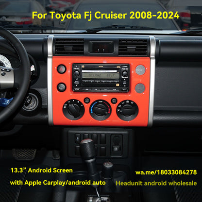 Toyota FJ Cruiser | 2007–2022 | 13.3" Android Screen — Wireless CarPlay & Android Auto