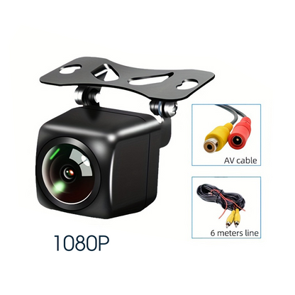 Roadnavier 1080P AHD high definition car backup reverse camera with RCA AV cable and mounting bracket